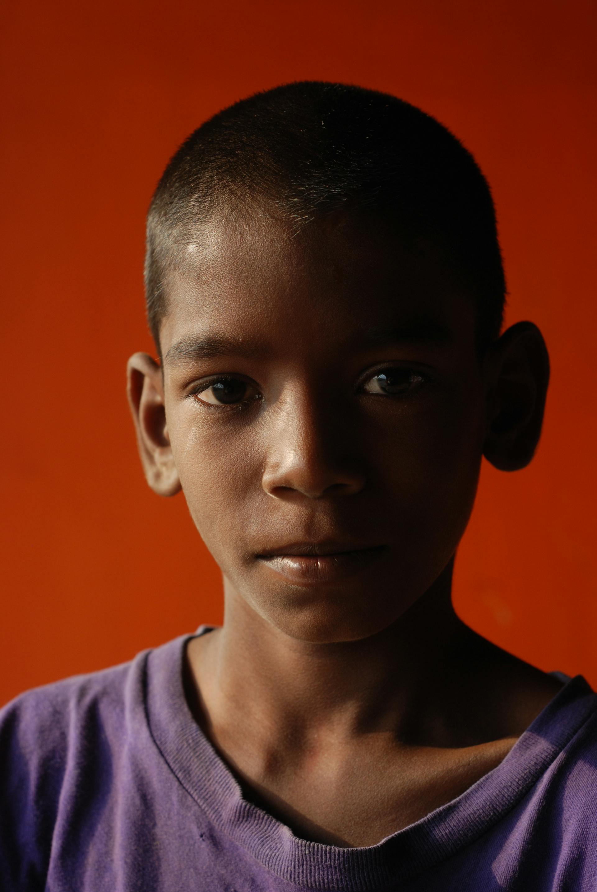 Child looking up